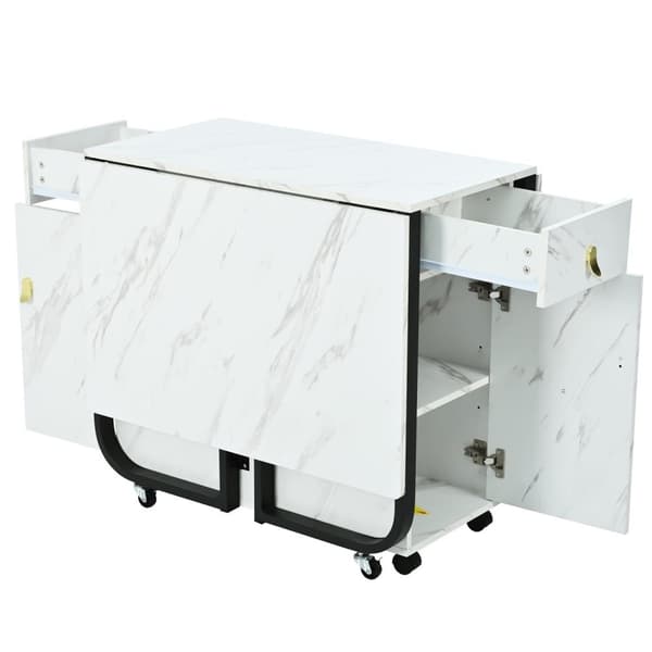 Rootz Foldble Dining Table - Vaihtoehtoinen taulukko - Monikäyttötaulukko - Tyylikäs muotoilu - 150 cm x 80 cm x 76cm