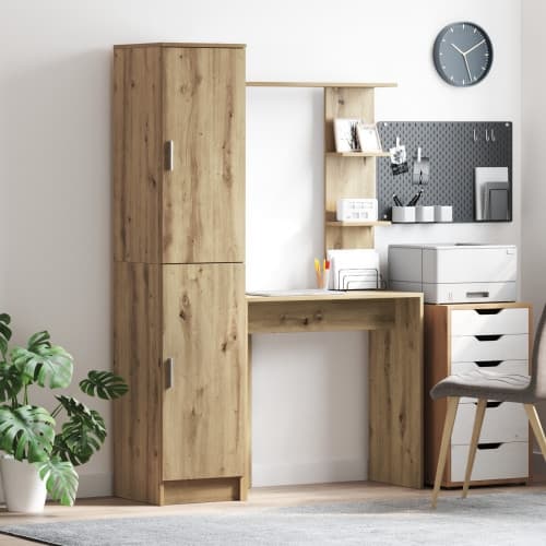 Skrivbord med Förvaring Artisan Ek Konstruerat Trä