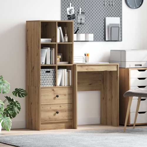 Skrivbord med Förvaring Artisan Ek Konstruerat Trä