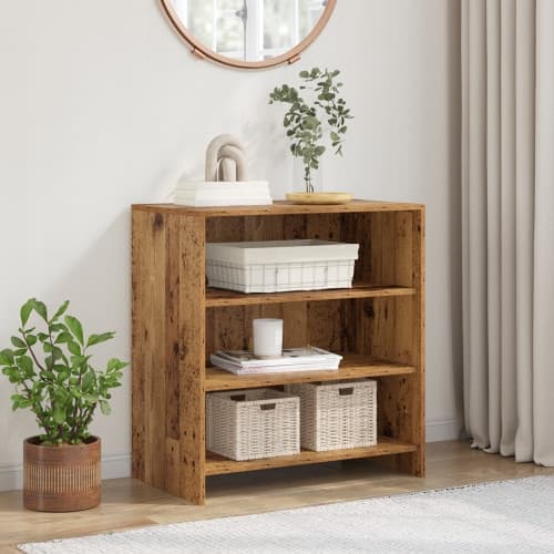 Buffébord Gammalt trä 70x41x75 cm Konstruerat trä
