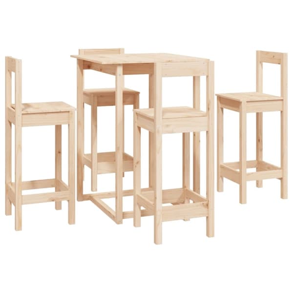 Barmöbler 5 delar massiv furu