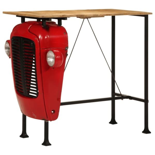 Bargrupp traktor 5 delar massivt mangoträ
