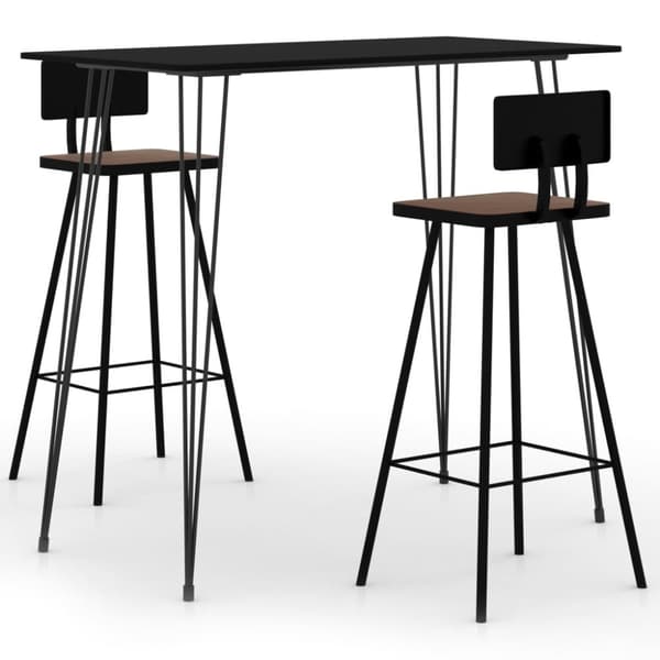 Bargrupp 3 delar svart