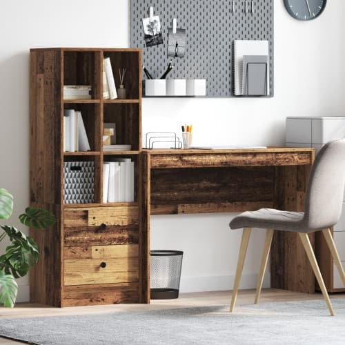 Skrivbord med förvaring Gamla trädet MDF