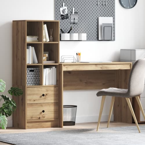 Skrivbord med Förvaring Artisan Ek Konstruerat Trä