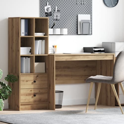 Skrivbord med Förvaring Artisan Ek Konstruerat Trä