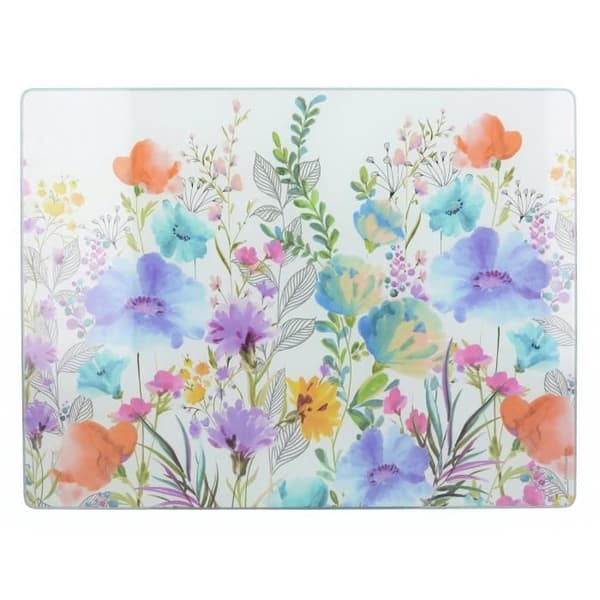 Creative Tops Meadow Floral Bänkskiva Protector 40 x 30 cm Glas