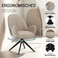 Miniatyrbild 4 av 11: Matsalsbordsset, 200x95x76 cm, Brun, Beige