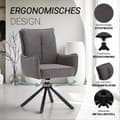 Miniatyrbild 4 av 11: Matsalsbord Set, 200x95x76 cm, Brun, Grå, Svart