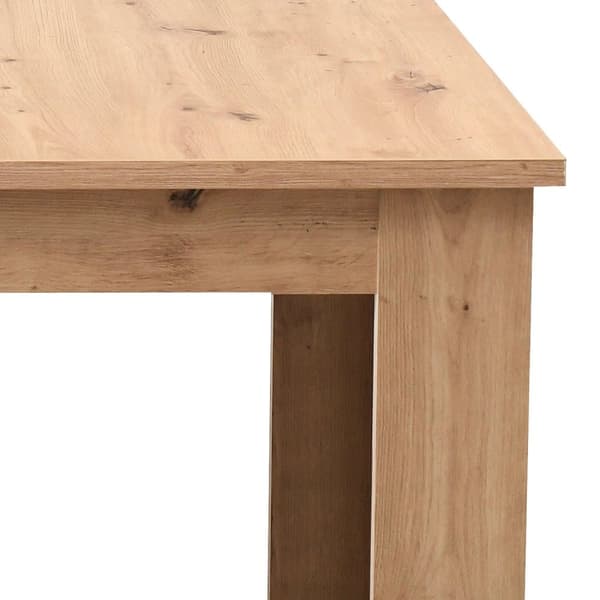 Matsalsbord Set, 160x90 cm, Natur, Beige