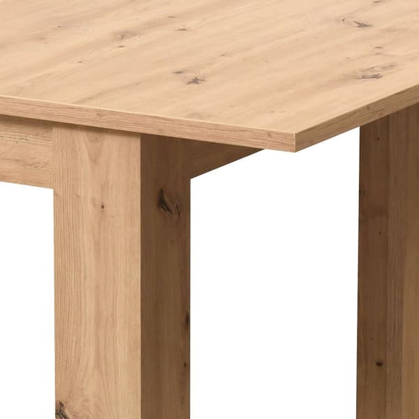 Matsalsbord Set, 160x90 cm, Natur, Beige