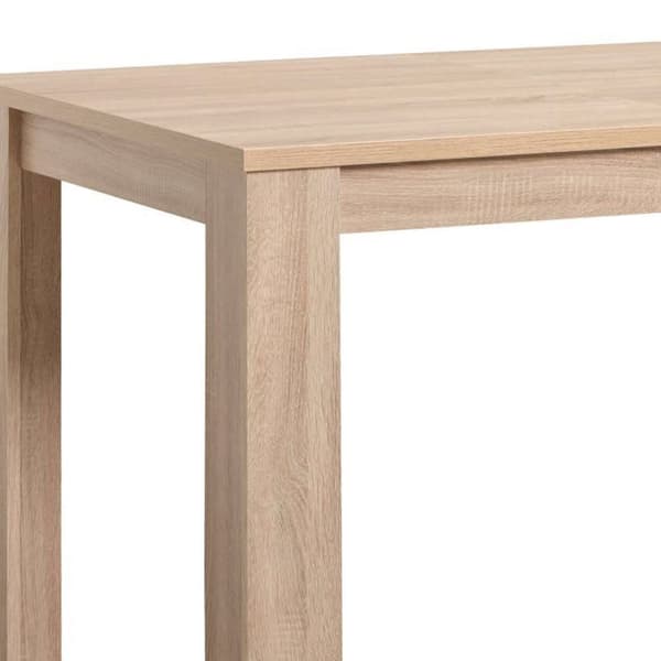 Matsalsbord Set, Sonoma Ek, 120x80 cm, Naturlig