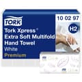 Miniatyrbild 2 av 4: TORK 100297 Xpress® Multifold Premium Pappershanddukar (L x B) 34 cm x 21 cm Blankvit 2100 st