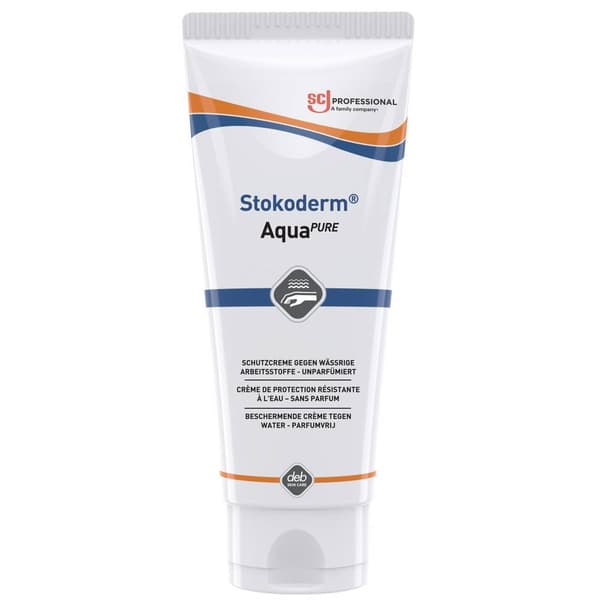 SC Johnson Professional Stokoderm® aqua PURE Skyddande hudkräm 100 ml SAQ100ML 1 st