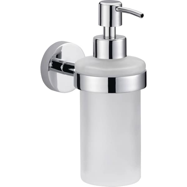 tesa SMOOZ 40323-00000-00 Tvåldispenser 200 ml Krom (glänsande), Vit (satinerad)