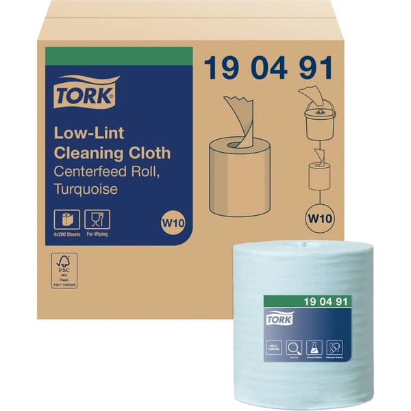 TORK 190491 Rengöringsdukar för förarrum 1 ark
