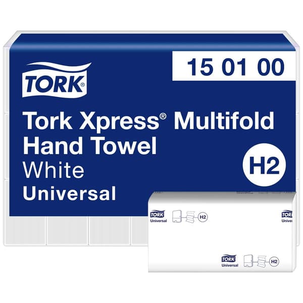 TORK 150100 Pappershanddukar Vit 21 st