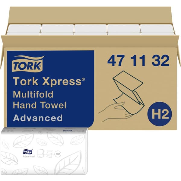 TORK 471132 Pappershanddukar (L x B) 23.4 cm x 21.3 cm Vit 1 st