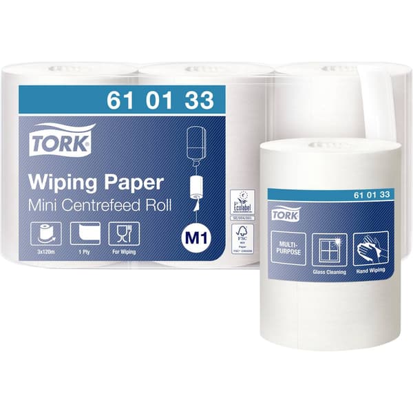 TORK 610133 Rengöringsdukar för förarrum 1 ark