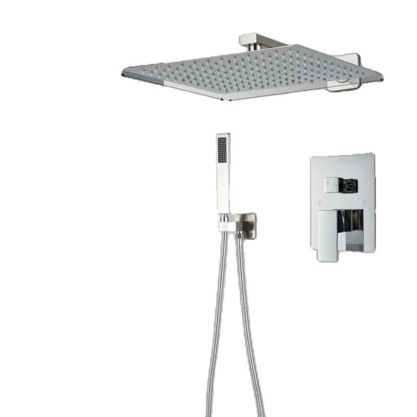 Brusearmatur, Indbygget Patron, Regnbruser, 2 Vejs 16 tommer F 2 Way 12inch
