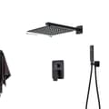 Miniatyrbild 1 av 2: Svart Duschkran System, 8-16 Tum Alternativ, Enhandsgrepp Funktion,2-vägs 16 tum