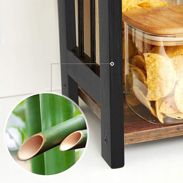 Kylpyhuoneen hylly työtasolle Organizer Puiset maustehyllytölkit