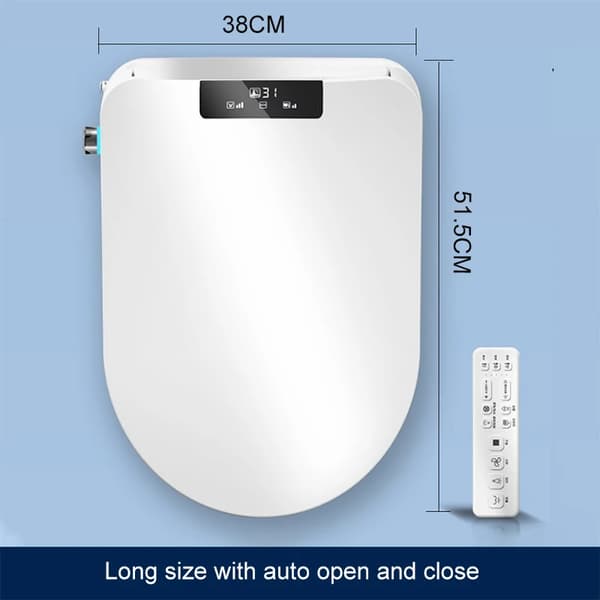 Älykäs Bidet WC-istuin, Sähköinen Bidet-kansi, Yövalo-ominaisuus,220V-230V, Pitkä automaattinen avaus