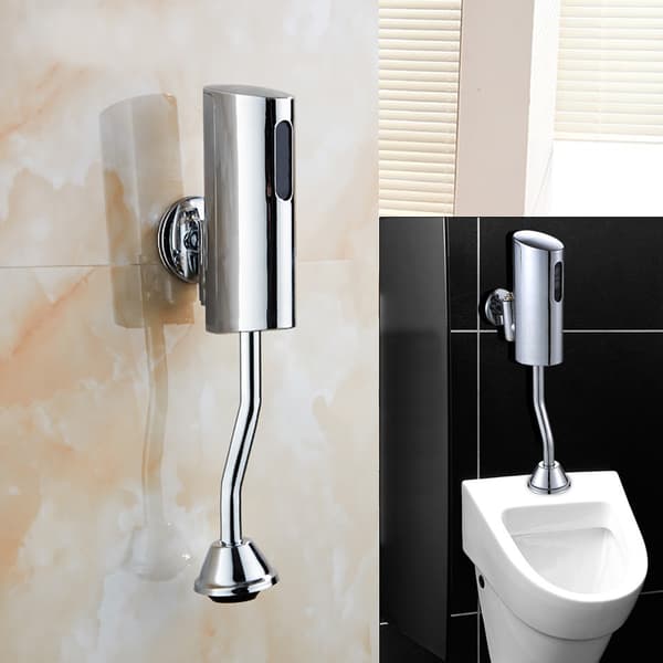 Vandbesparende Urinal Spuleventil, Automatisk Induktion, Justerbart Spulevolumen, Væghængt Design