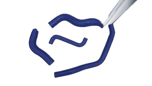 Silicone-radiatoriletku, korkea lämpötilankestävyys, korkea paineenkestävyys,Sininen