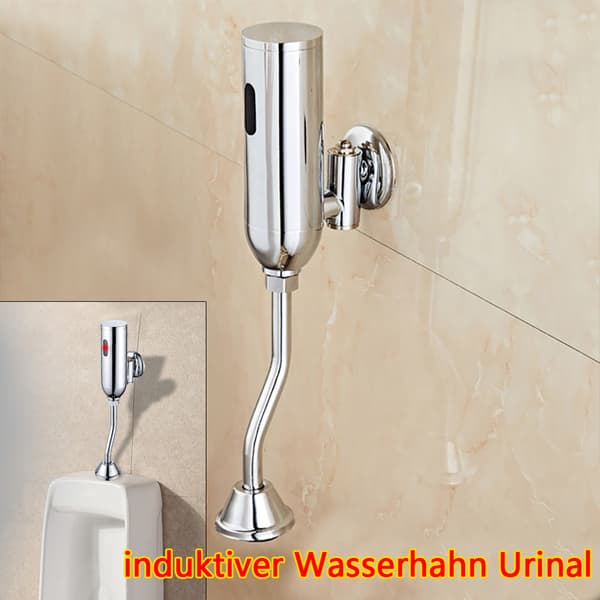 Automatisk sensor urinal spolvärde, vattensparande funktion, beröringsfri drift, justerbart sensorsavstånd.