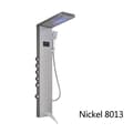Miniatyrbillede 2 af 2: LED Brusepanel, Temperaturvisningsskærm, Regnbruserhoved,LED Nikkel 8013