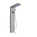 Miniatyrbillede 1 af 2: LED Brusepanel, Temperaturvisningsskærm, Regnbruserhoved,LED Nikkel 8013