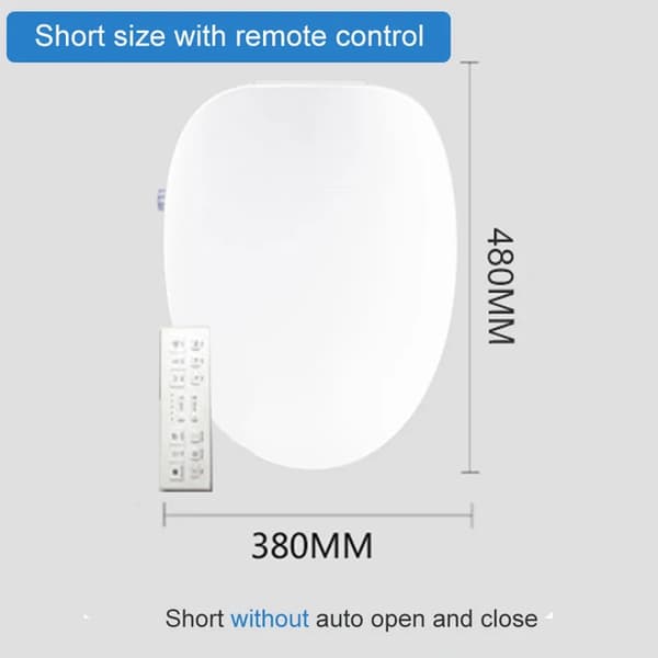 Smart toilet sæde, elektrisk bidet cover, intelligent bidet, Kort roterende, 220V-230V