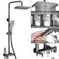 Miniatyrbillede 1 af 2: Badeværelse Brusehoved, Regnsystem, LCD Digital Armatur, Ingen digital