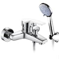 Miniatyrbillede 2 af 2: Badeværelsesarmatur, enkel design, varme- og koldtvandsblander, Chrome-C