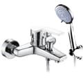 Miniatyrbillede 1 af 2: Badeværelsesarmatur, enkel design, varme- og koldtvandsblander, Chrome-C