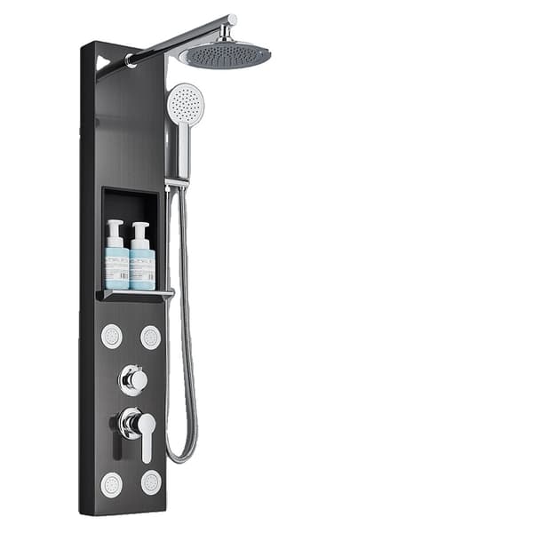 Brusearmatur, regn-vandfald design, håndholdt SPA-massagestråle, ORB 7001