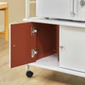 Miniatyrbillede 7 af 9: SoBuy Køkkenvogn med skab, hvid FRG12-W