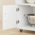 Miniatyrbild 7 av 10: SoBuy Köksskåp serveringsvagnar 1 lådor köksö på hjul FKW113-WN