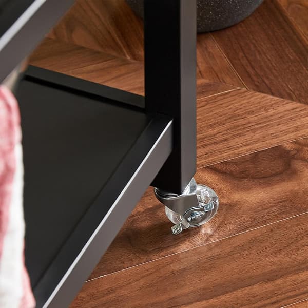 SoBuy köksö på hjul Sideboard Arbetsbord matsal och Kök FKW47-SCH