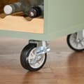 Miniatyrbillede 9 af 10: SoBuy Køkkenø konsolbord Køkkenvogn Skænk Vitrineskab FKW114