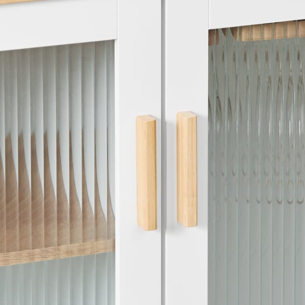 SoBuy Køkkenvogn med 2 Skuffer – Køkkenø på Hjul 109x40x92cm FKW114