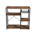 Miniatyrbillede 2 af 6: Hylde, VASAGLE KKS90X, 90x40 cm, Vintage Brun-Sort