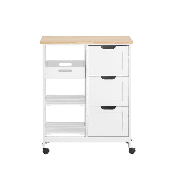 Rullvagn, FKW79-W, 68x38x85 cm, Vit