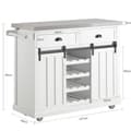 Pikkukuva 3 / 5: Keittiösaari, FKW94-W, 116x46x95 cm, Valkoinen