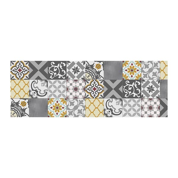 Stor Planet Vinyl Tæppe Croma Patch 50x140 Cm Flerfarvet