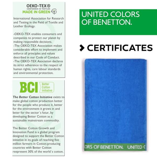 Benetton Viltti 140x190 Cm Sininen