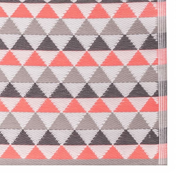 Bigbuy Home Polypropylen Exterior Safos 140x200 Cm Carpet Orange,Grå
