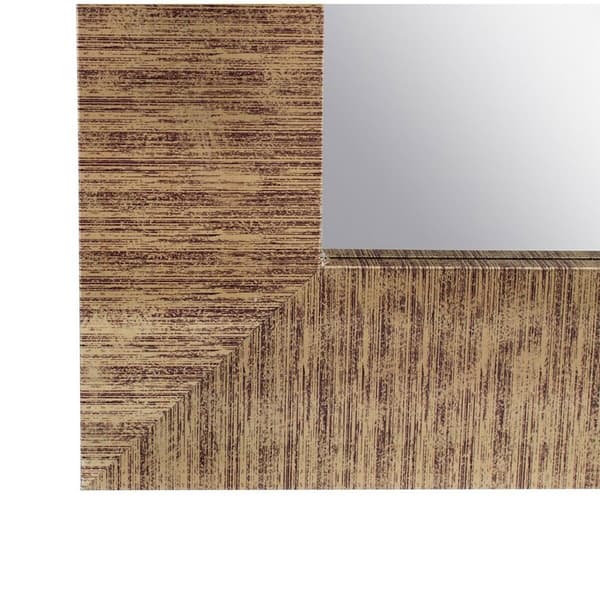 Bigbuy Home Væg Spejl Dmf 98x2.8x178 Cm Gylden