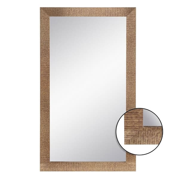 Bigbuy Home Væg Spejl Dmf 98x2.8x178 Cm Gylden